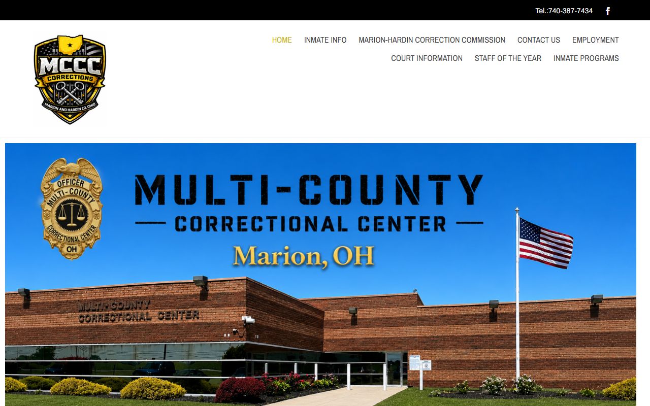 Official Multi County Correctional Center home page