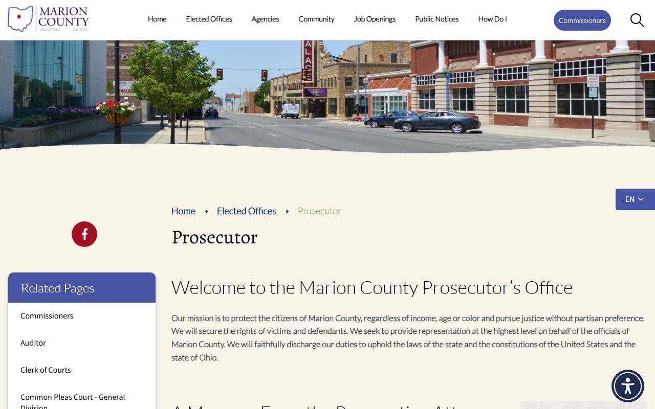 Marion County court records after jail arrest prosecutor review